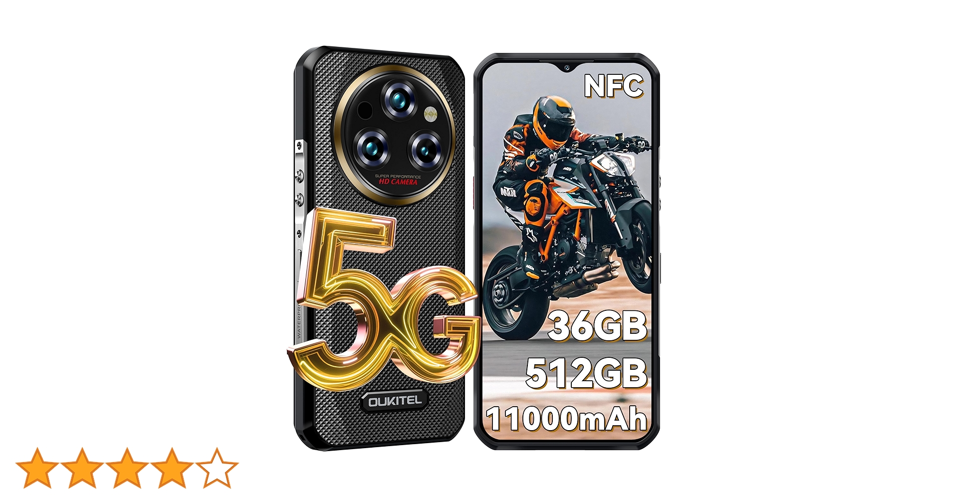 タフネススマホ　本体のみOUKITEL　WP35PRO 512GB 36GB Amazon | OUKITEL WP35 Pro 5G simフリー スマホ 本体 36GB RAM